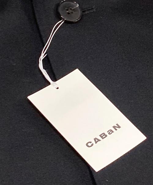 CABAN（キャバン）CABaN (キャバン) ウールギャバジンスタンドカラーコート ブラック サイズ:Sの古着・服飾アイテム