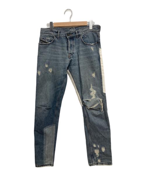 DIESEL Black Gold（ディーゼル ブラック ゴールド）DIESEL BLACK GOLD (ディーゼル ブラック ゴールド) デニムパンツ グレー サイズ:SIZE 76cm (W30)の古着・服飾アイテム