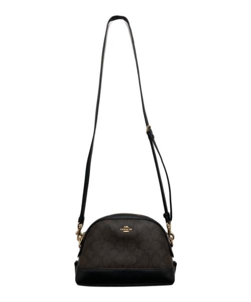 COACH（コーチ）COACH (コーチ) シグネチャーショルダーバッグ ブラウンの古着・服飾アイテム