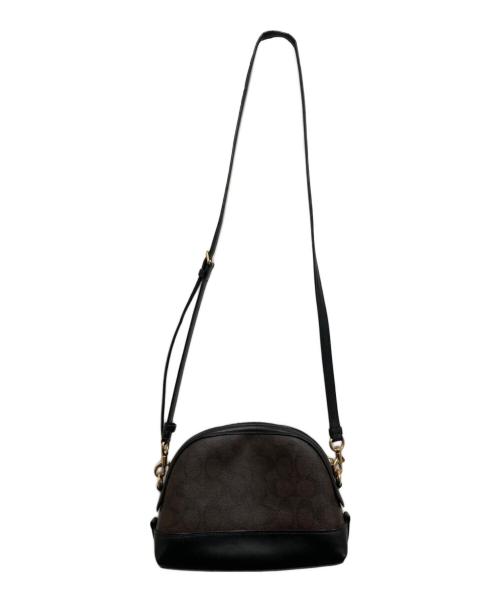 COACH（コーチ）COACH (コーチ) シグネチャーショルダーバッグ ブラウンの古着・服飾アイテム