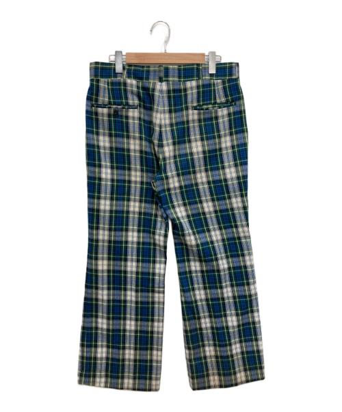 HAGGAR（ハガー）HAGGAR (ハガー) 70’sチェックパンツ ブルー サイズ:不明の古着・服飾アイテム