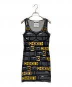 MOSCHINOモスキーノ）の古着「ショートドレス」｜グレー×イエロー