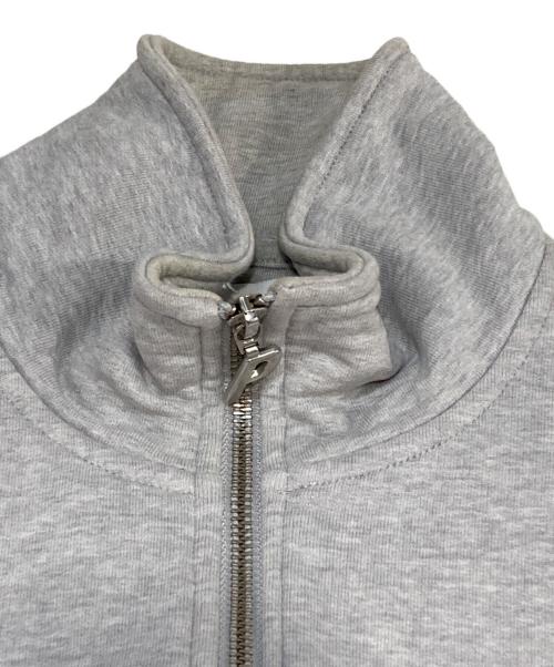 PALACE（パレス）PALACE (パレス) PIPE DROP SHOULDER FUNNEL/ハーフジップスウェット グレー サイズ:Mの古着・服飾アイテム