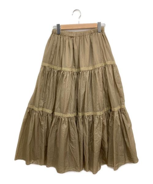 BEARDSLEY（ビアズリー）BEARDSLEY (ビアズリー) テントスカート ベージュ サイズ:FREEの古着・服飾アイテム