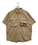 THE NORTH FACEザ ノース フェイス）の古着「Polyester Linen Field H/S Shirt」｜ベージュ