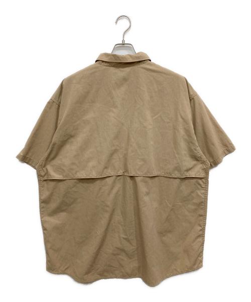 THE NORTH FACE（ザ ノース フェイス）THE NORTH FACE (ザ ノース フェイス) Polyester Linen Field H/S Shirt ベージュ サイズ:Lの古着・服飾アイテム