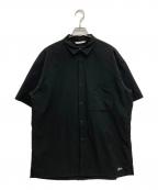 NANGAナンガ）の古着「DotAir COMFY S/S SHIRT」｜ブラック