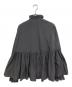 IENA (イエナ) ライトタフタショートギャザーブラウス ブラック サイズ:free：6000円