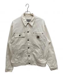 Carhartt WIP（カーハート ワーク イン プログレス）の古着「SALED JACKET/トラッカージャケット」｜ホワイト
