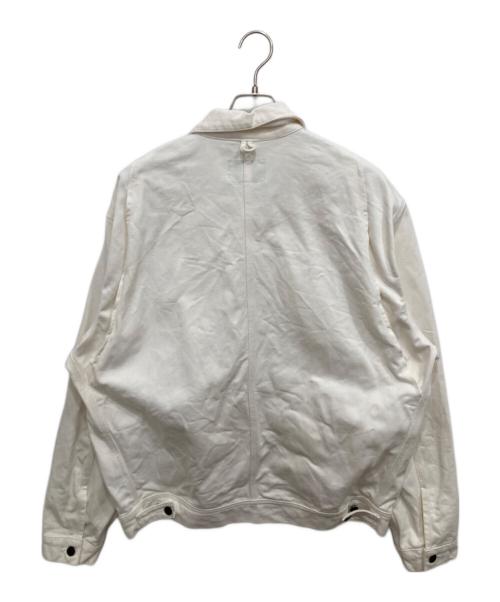 Carhartt WIP（カーハート ワーク イン プログレス）CARHARTT WIP (カーハート ワーク イン プログレス) SALED JACKET/トラッカージャケット ホワイト サイズ:XLの古着・服飾アイテム