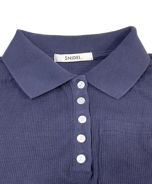 Snidel（スナイデル）Snidel (スナイデル) ポロカットセットアップ ネイビー サイズ:SIZE1の古着・服飾アイテム