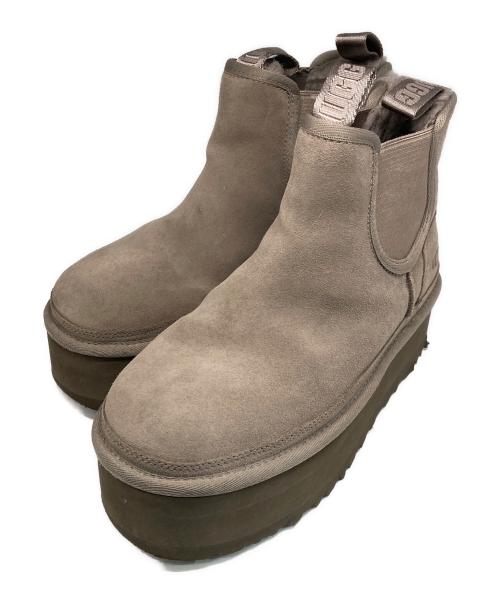 UGG（アグ）UGG (アグ) Neumel Platform Chelsea グレー サイズ:23cmの古着・服飾アイテム
