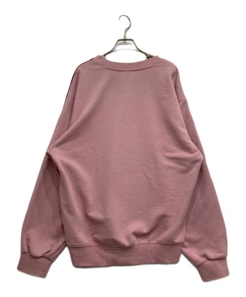 Code graphy（コードグラフィー）Code graphy (コードグラフィー) プリントスウェット ピンク サイズ:Lの古着・服飾アイテム