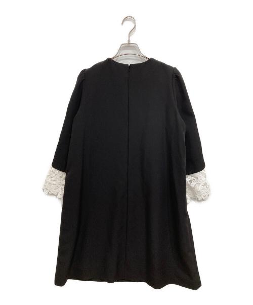 CELFORD（セルフォード）CELFORD (セルフォード) レースカフドレス ブラック サイズ:SIZE38の古着・服飾アイテム