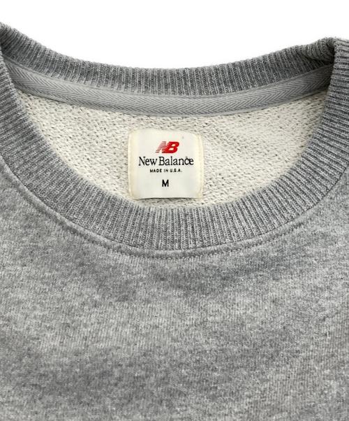 NEW BALANCE（ニューバランス）NEW BALANCE (ニューバランス) Core Crewneck Sweatshirt グレー サイズ:Mの古着・服飾アイテム