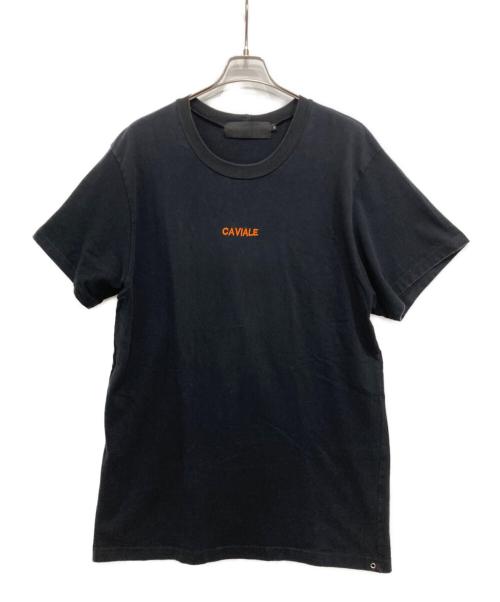 CAVIALE（カヴィアーレ）CAVIALE (カヴィアーレ) ビッグシルエットTシャツ ブラック サイズ:XLの古着・服飾アイテム