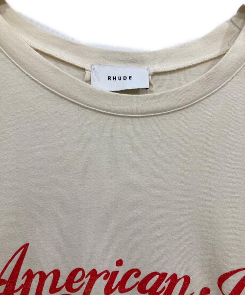 RHUDE（ルード）RHUDE (ルード) American Idle T Shirt ホワイト サイズ:Sの古着・服飾アイテム