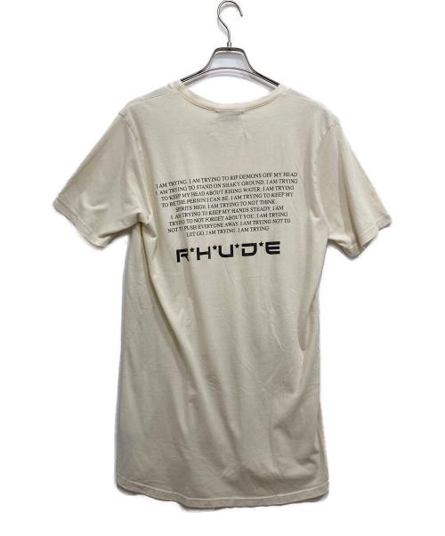 RHUDE（ルード）RHUDE (ルード) American Idle T Shirt ホワイト サイズ:Sの古着・服飾アイテム
