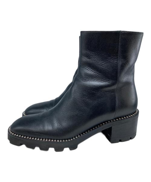 JIMMY CHOO（ジミーチュウ）JIMMY CHOO (ジミーチュウ) MAVA 35/サイドジップクリスタルブーツ ブラック サイズ:36の古着・服飾アイテム