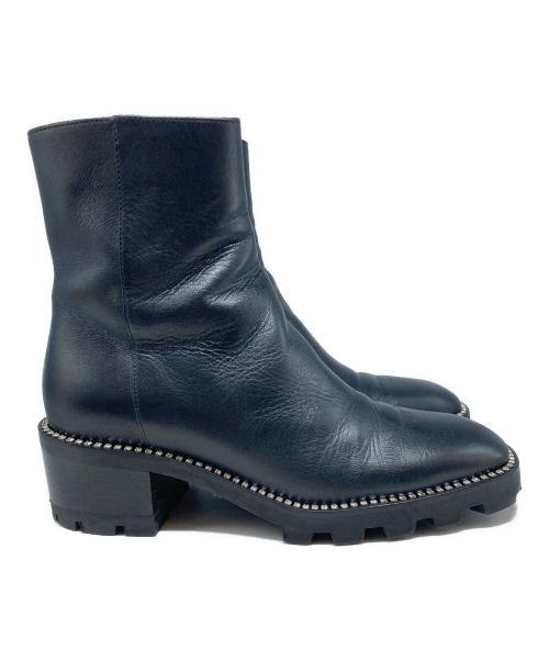 JIMMY CHOO（ジミーチュウ）JIMMY CHOO (ジミーチュウ) MAVA 35/サイドジップクリスタルブーツ ブラック サイズ:36の古着・服飾アイテム