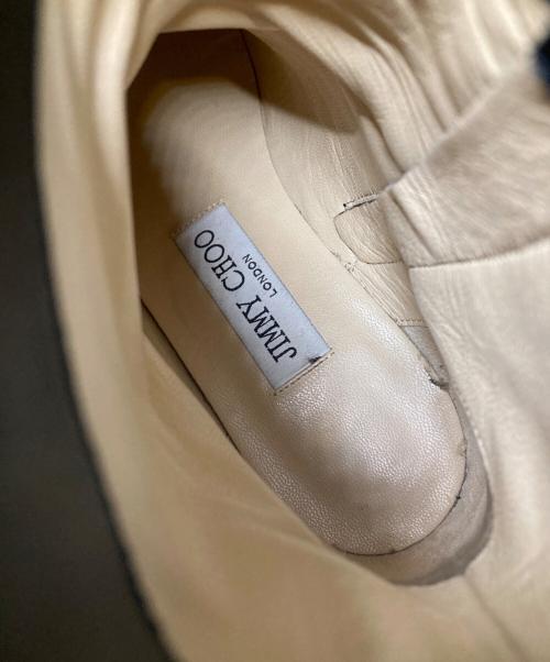 JIMMY CHOO（ジミーチュウ）JIMMY CHOO (ジミーチュウ) MAVA 35/サイドジップクリスタルブーツ ブラック サイズ:36の古着・服飾アイテム