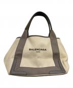 BALENCIAGAバレンシアガ）の古着「NAVY CABAS S/キャンバストートバッグ」｜アイボリー