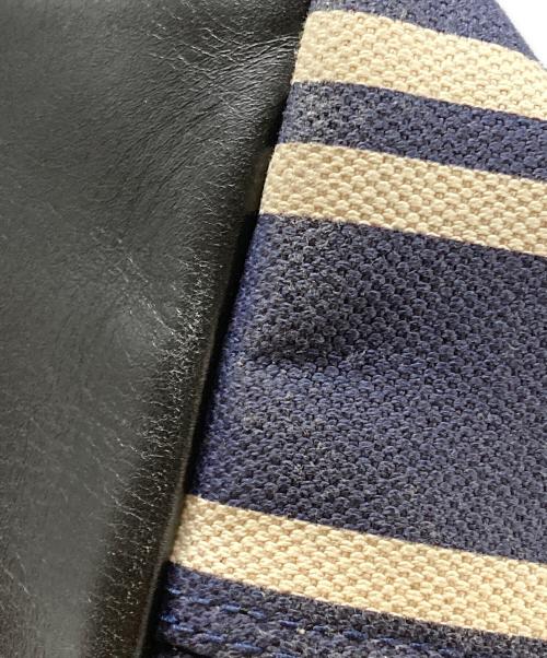 BALENCIAGA（バレンシアガ）BALENCIAGA (バレンシアガ) NAVY CABAS S/キャンバストートバッグ ネイビーの古着・服飾アイテム