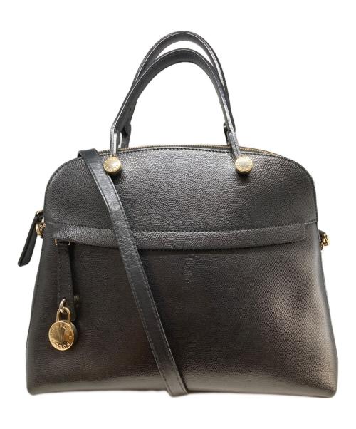 FURLA（フルラ）FURLA (フルラ) PIPER／パイパー 2WAYバッグ ブラックの古着・服飾アイテム