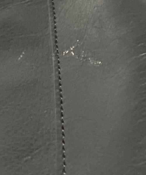 J.PRESS（ジェイプレス）J.PRESS (ジェイプレス) レザートートバッグ ブラックの古着・服飾アイテム