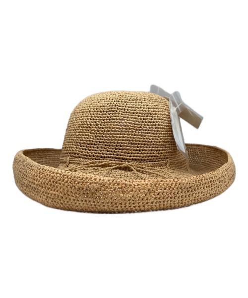 BORSALINO（ボルサリーノ）BORSALINO (ボルサリーノ) ラフィアハット ベージュ 未使用品の古着・服飾アイテム