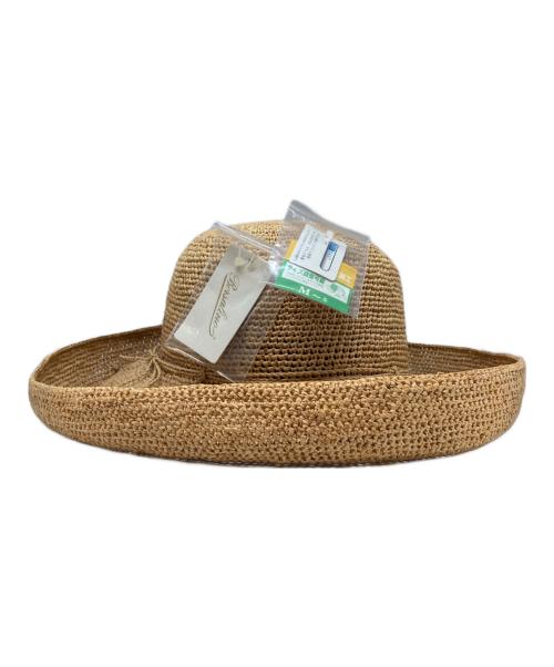 BORSALINO（ボルサリーノ）BORSALINO (ボルサリーノ) ラフィアハット ベージュ 未使用品の古着・服飾アイテム