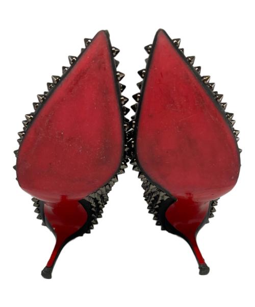Christian Louboutin（クリスチャン・ルブタン）Christian Louboutin (クリスチャン・ルブタン) ピンヒールスタッズパンプス ブラック サイズ:34　1/2の古着・服飾アイテム