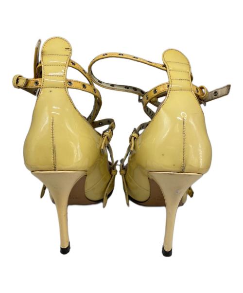 VALENTINO GARAVANI（ヴァレンティノ・ガラヴァーニ）VALENTINO GARAVANI (ヴァレンティノ・ガラヴァーニ) パテントハイヒールパンプス イエロー サイズ:23.5cmの古着・服飾アイテム