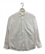 AURALEEオーラリー）の古着「WASHED FINX TWILL CPO SHIRT/長袖シャツ」｜ホワイト