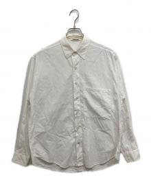 AURALEE（オーラリー）の古着「WASHED FINX TWILL CPO SHIRT/長袖シャツ」｜ホワイト