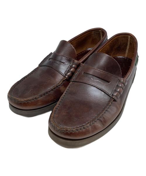 PARABOOT（パラブーツ）PARABOOT (パラブーツ) CORAUX/コインローファー ブラウン サイズ:SIZE 5 1/2の古着・服飾アイテム