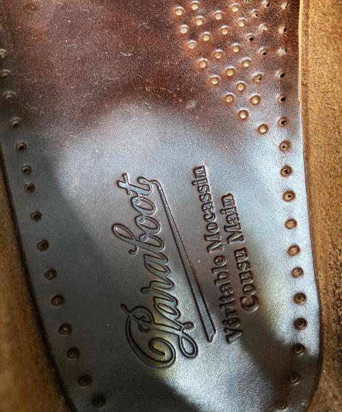 PARABOOT（パラブーツ）PARABOOT (パラブーツ) CORAUX/コインローファー ブラウン サイズ:SIZE 5 1/2の古着・服飾アイテム