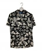 POLO RALPH LAURENポロ・ラルフローレン）の古着「レーヨンアロハシャツ」｜ブラック