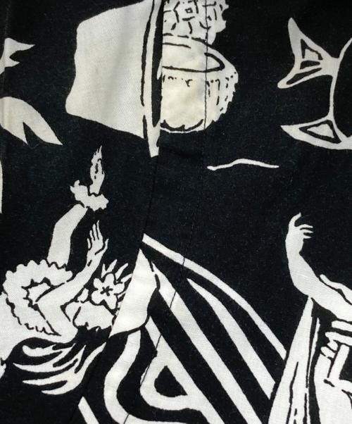 POLO RALPH LAUREN（ポロ・ラルフローレン）POLO RALPH LAUREN (ポロ・ラルフローレン) レーヨンアロハシャツ ブラック サイズ:Lの古着・服飾アイテム