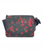 MICHAEL KORSマイケル・コース）の古着「薔薇柄ショルダーバッグ」｜ブラック