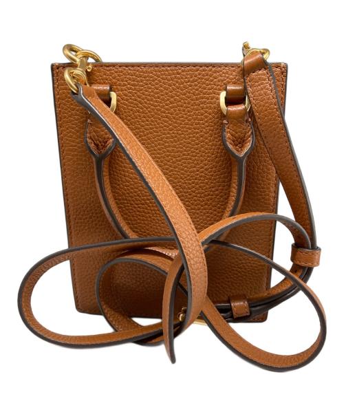 TORY BURCH（トリーバーチ）TORY BURCH (トリーバーチ) ブレイクミニ2WAYショルダーバッグ ブラウンの古着・服飾アイテム