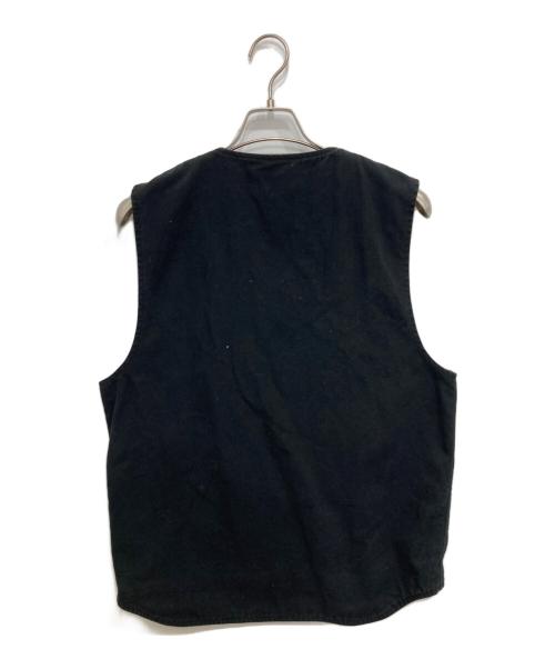 Carhartt WIP（カーハート ワーク イン プログレス）CARHARTT WIP (カーハート ワーク イン プログレス) WORK VEST/ダック地ワークベスト ブラック サイズ:Sの古着・服飾アイテム