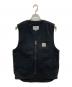 CARHARTT WIP（カーハート ワーク イン プログレス）の古着「WORK VEST/ダック地ワークベスト」｜ブラック