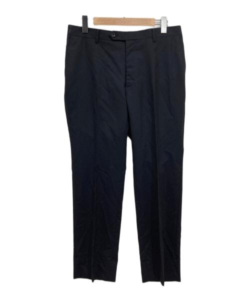 ERMENEGILDO ZEGNA（エルメネジルド・ゼニア）ERMENEGILDO ZEGNA (エルメネジルド・ゼニア) ウールセットアップスーツ ブラック サイズ:AB6 未使用品の古着・服飾アイテム