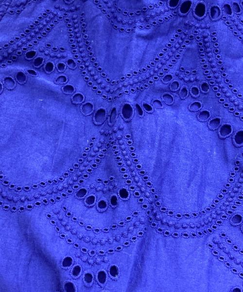 ne quittez pas（ヌキテパ）ne quittez pas (ヌキテパ) Cotton Voile Dot Hemla Dress パープル サイズ:Mの古着・服飾アイテム