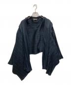 ISSEY MIYAKEイッセイミヤケ）の古着「プリーツカーディガン」｜ネイビー