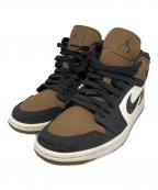 NIKEナイキ）の古着「AIR JORDAN 1 MID SE」｜カーキ