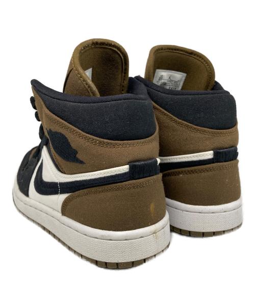NIKE（ナイキ）NIKE (ナイキ) AIR JORDAN 1 MID SE カーキ サイズ:23.5の古着・服飾アイテム