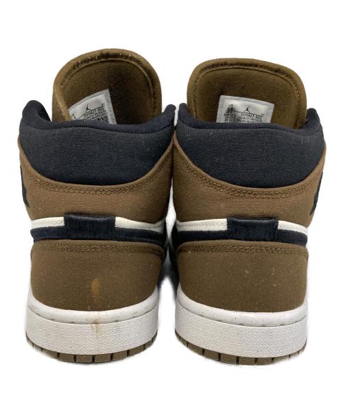 NIKE（ナイキ）NIKE (ナイキ) AIR JORDAN 1 MID SE カーキ サイズ:23.5の古着・服飾アイテム