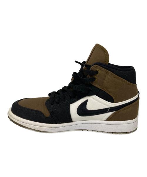 NIKE（ナイキ）NIKE (ナイキ) AIR JORDAN 1 MID SE カーキ サイズ:23.5の古着・服飾アイテム